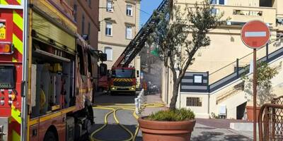 Les pompiers interviennent sur un dégagement de fumée dans un magasin à Grasse