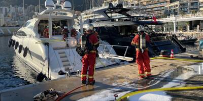 Un feu maîtrisé sur un yacht ce vendredi dans le port Hercule à Monaco: trois personnes prises en charge par les pompiers