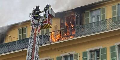 Incendie dans un appartement à Nice ce dimanche matin, un couple et leurs enfants échappent aux flammes par le balcon
