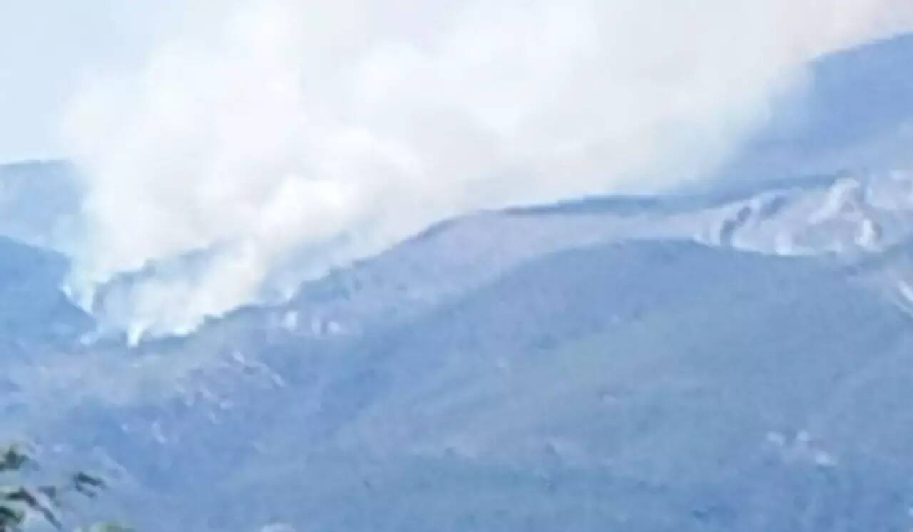 57 hectares en fumée, plus de 100 pompiers mobilisés, on fait le point sur l'incendie aux portes des Alpes-Maritimes