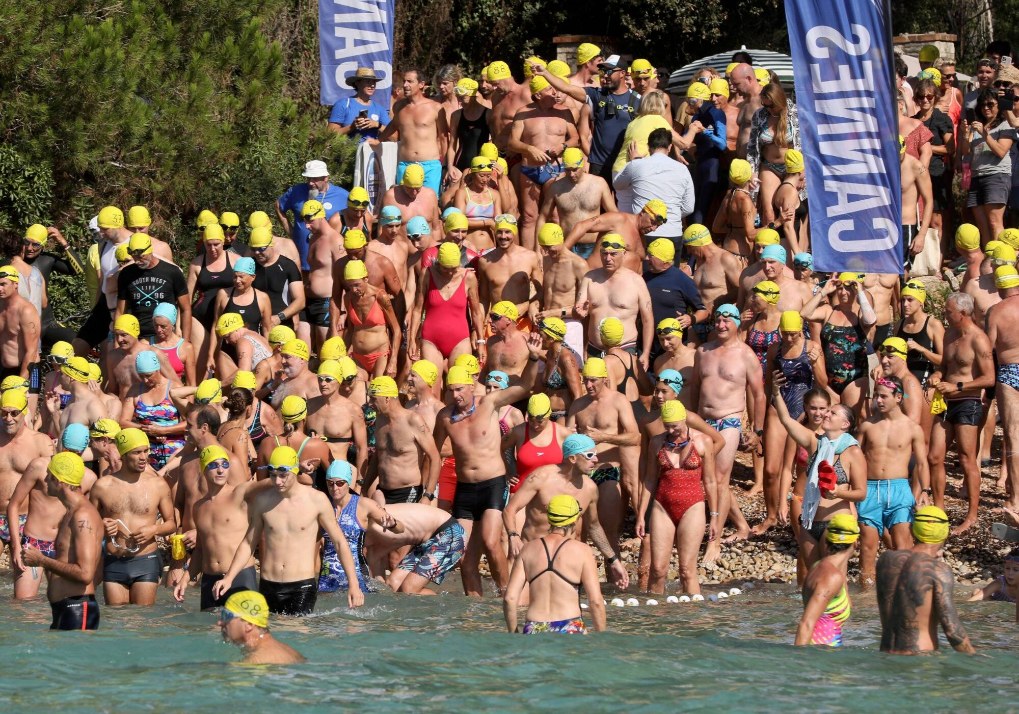 Ils ont effectué la traversée des Îles de Lérins à la nage, les plus rapides ont mis 22 minutes