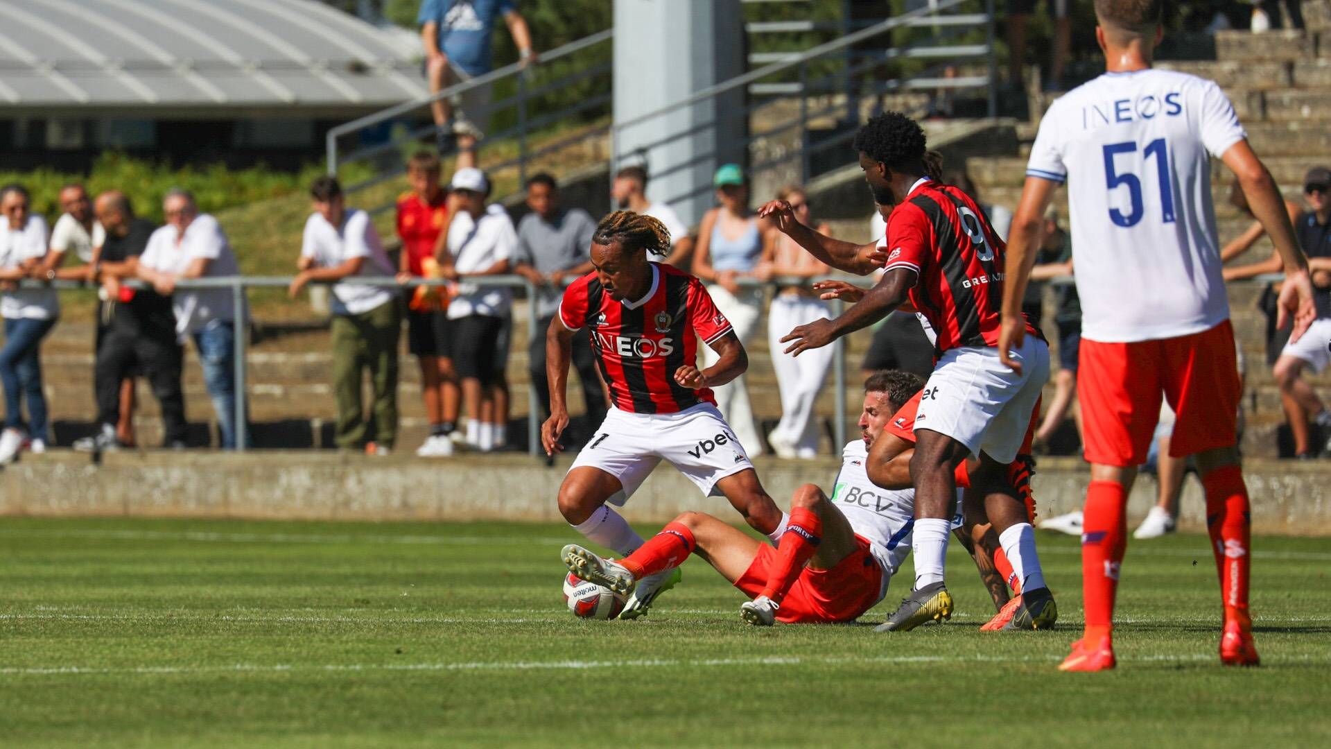 L'OGC Nice victime de ses erreurs pour son premier match amical de préparation (1-3)