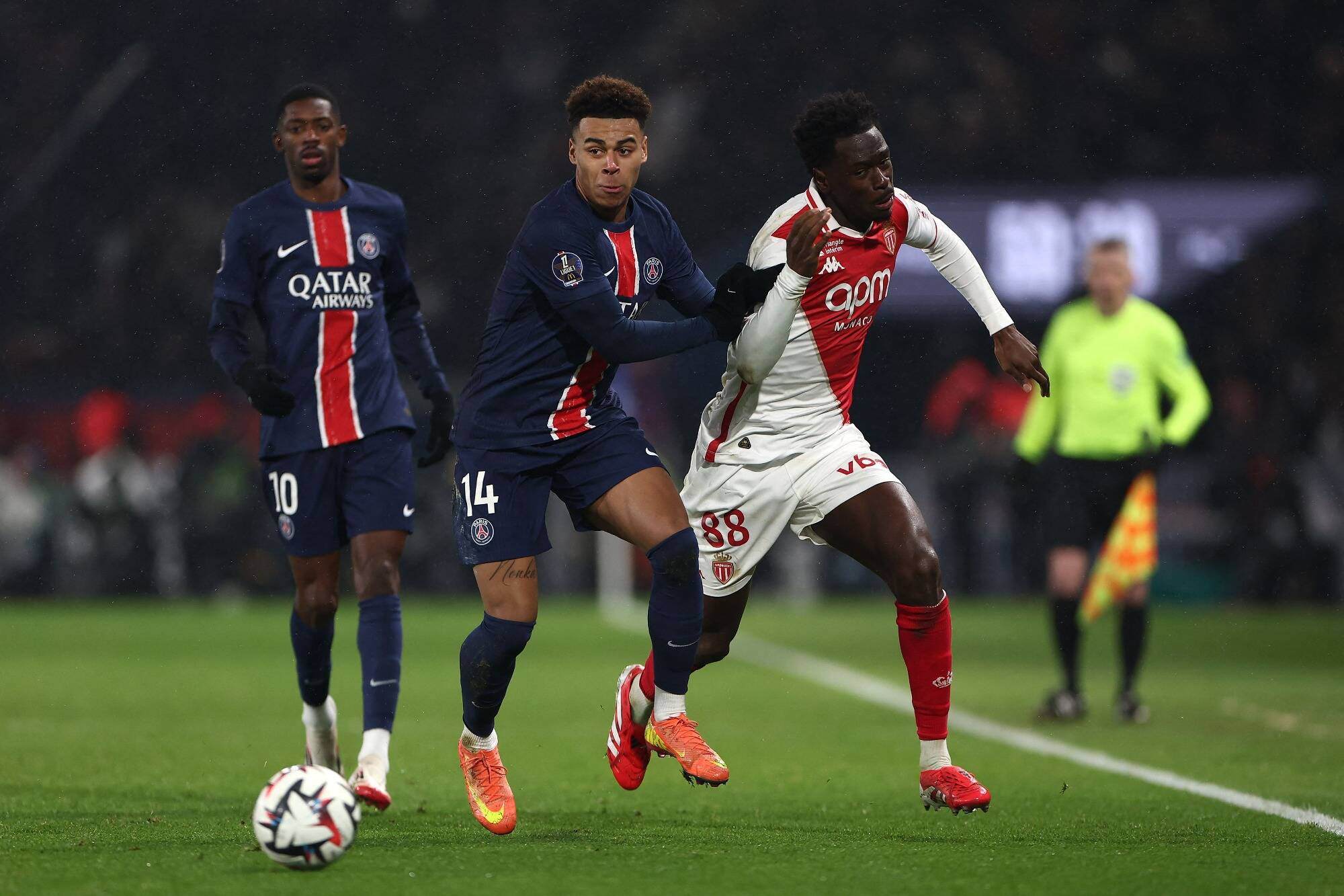 Magassa, c'est mieux comme ça... les notes des jours de l'AS Monaco après leur défaite 4-1 contre PSG