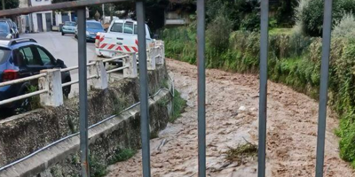 Intempéries sur la Côte d'Azur: le Magnan déborde à Nice, des évacuations dans le secteur de la Madeleine supérieure