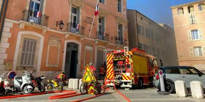 Incendie à la mairie de Saint-Tropez: 268 résidents et commerces privés d'électricité