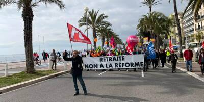 Grève contre la réforme des retraites: chiffres, slogans... Quatre points à retenir de la manifestation à Nice jeudi 16 février