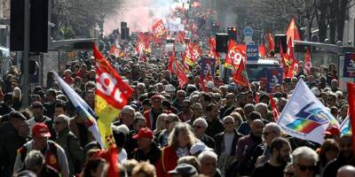 Grève du 7 mars: 30.000 manifestants à Nice et 25.000 à Toulon selon les syndicats, une 
