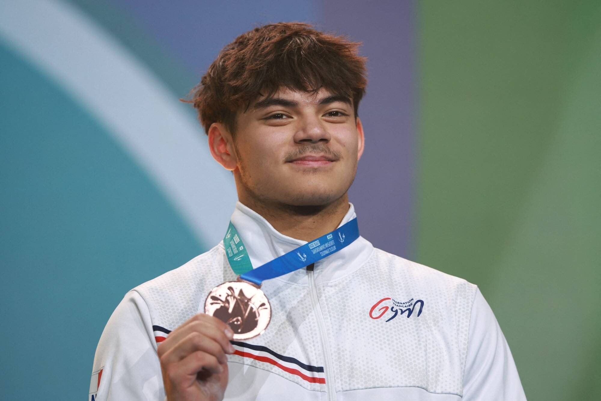 Le gymnaste licencié à Antibes, Anthony Mansard médaillé de bronze à la barre fixe aux championnats d'Europe