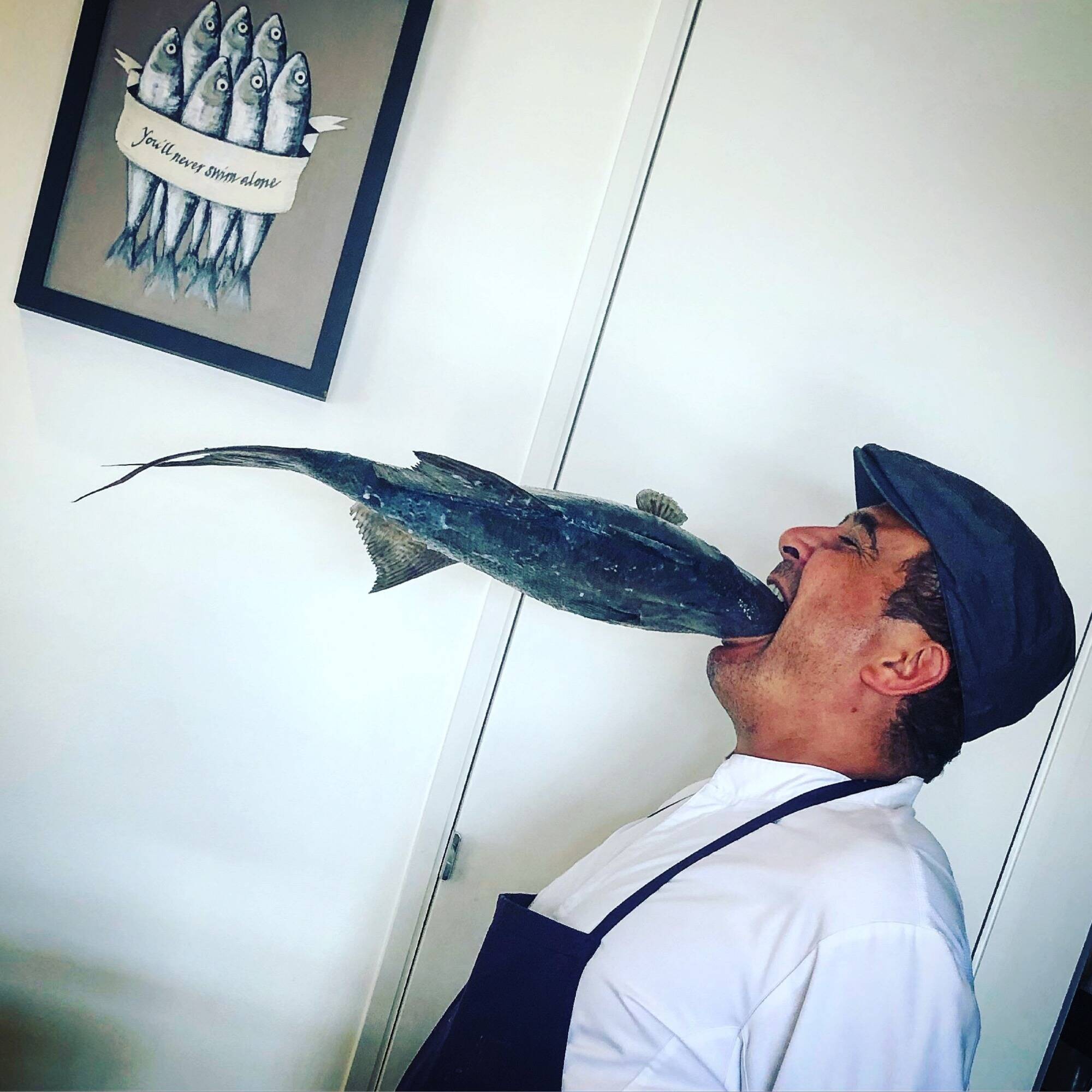 Votre repas du Nouvel An par des chefs de la Côte d'Azur: le loup d'ici, algues et truffe de Mathieu Allinéi