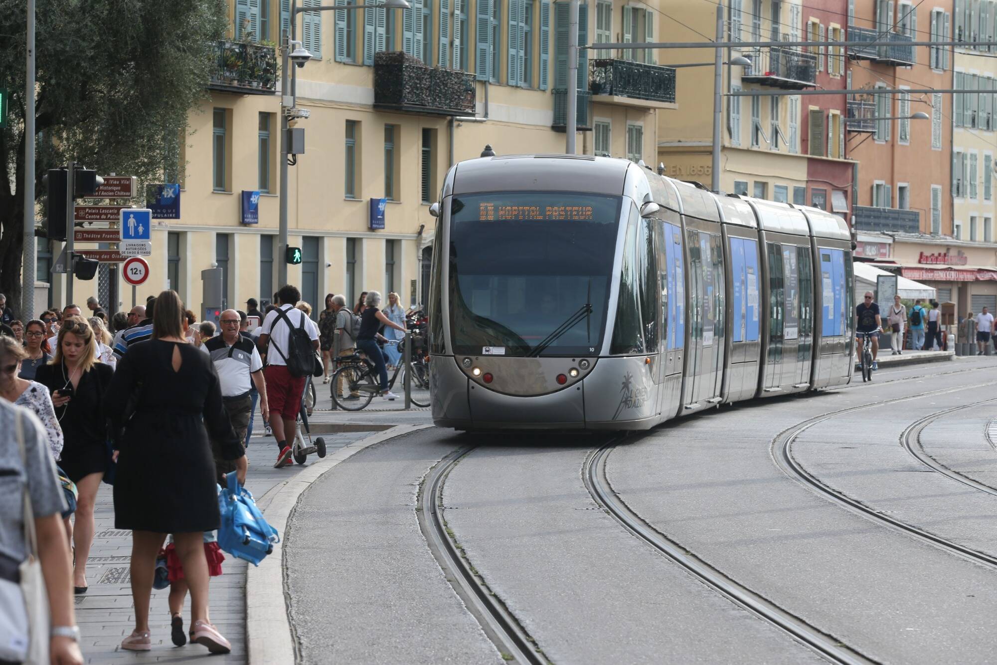 Une partie de la ligne 1 du tramway à Nice momentanément interrompue ce mercredi matin en raison d'un accident