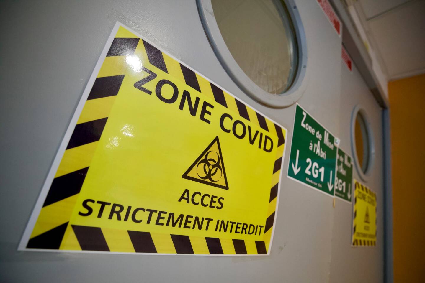 Une "zone Covid" à l'hôpital.