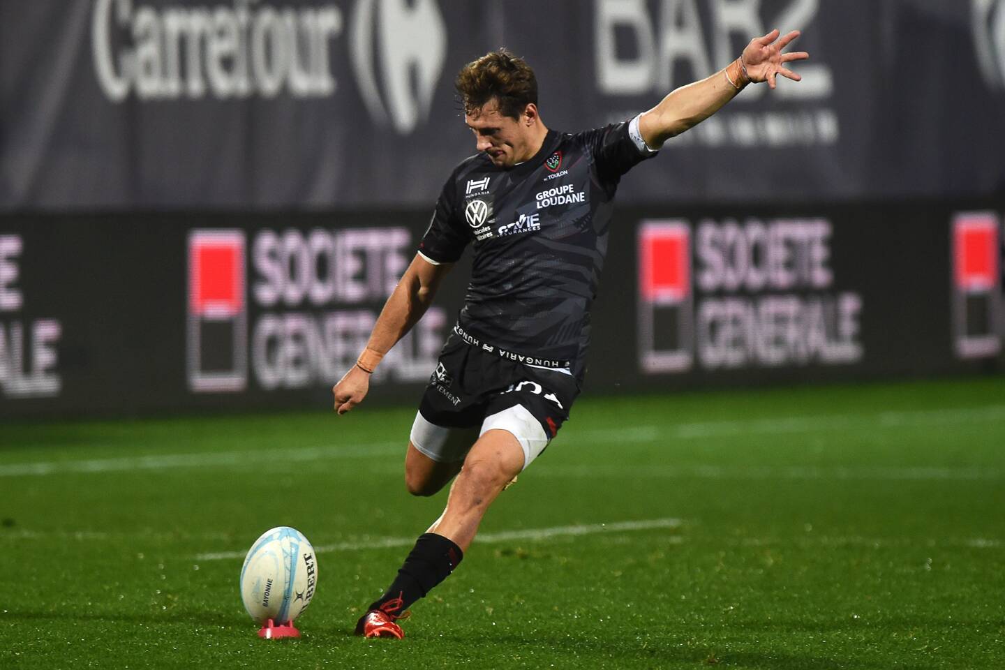 Baptiste Serin, lors du match contre Bayonne. 