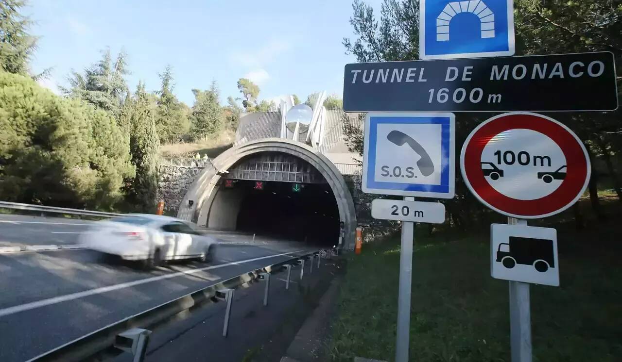 Le tunnel de Monaco sur l'A500 fermé dans les deux sens après un accident impliquant plusieurs véhicules