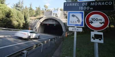 Le tunnel de Monaco sur l'A500 fermé dans la nuit de ce lundi à ce mardi pour des travaux de maintenance
