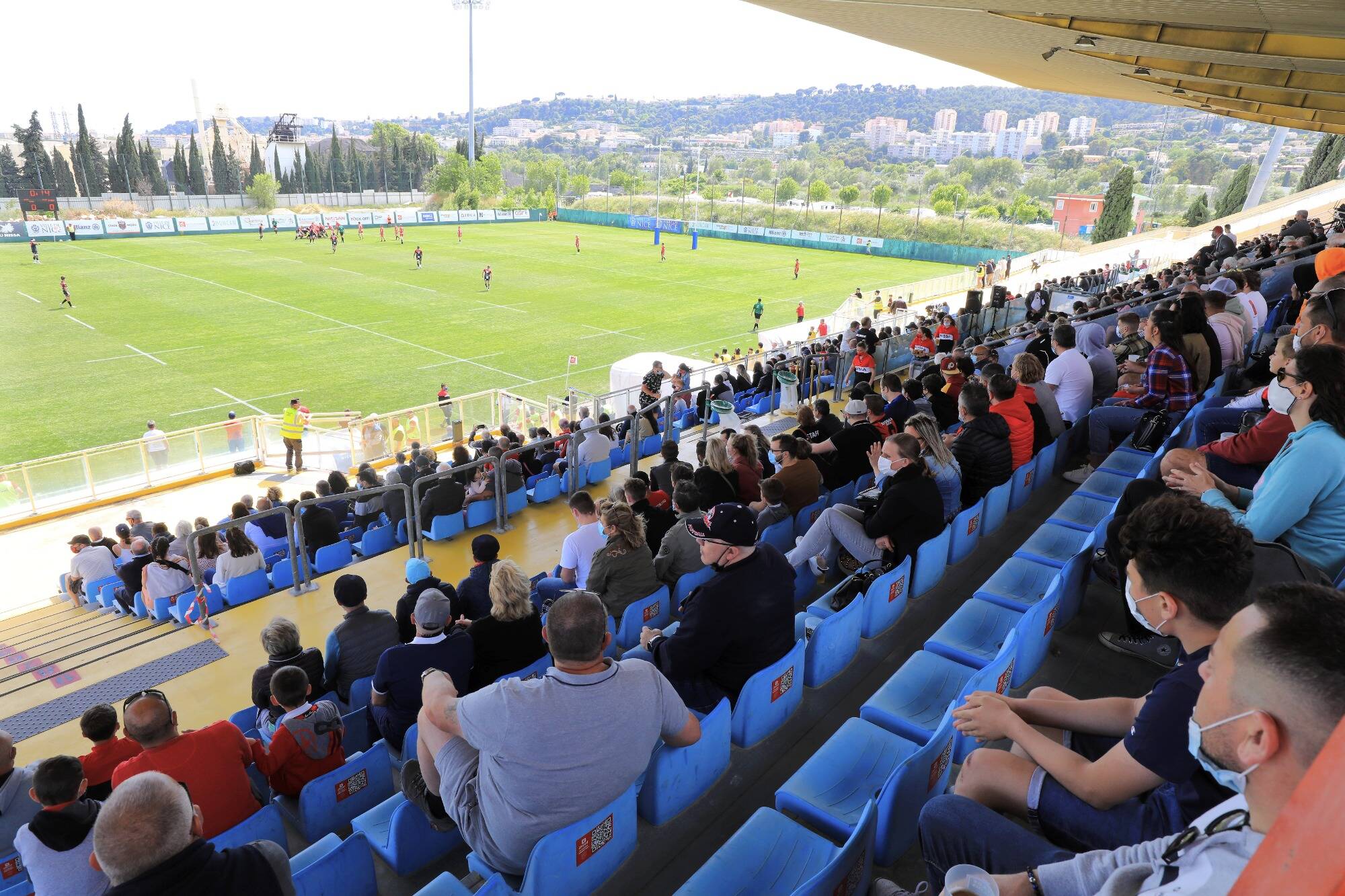 La belle ambiance avec le retour du public pour fêter la saison parfaite du Stade niçois