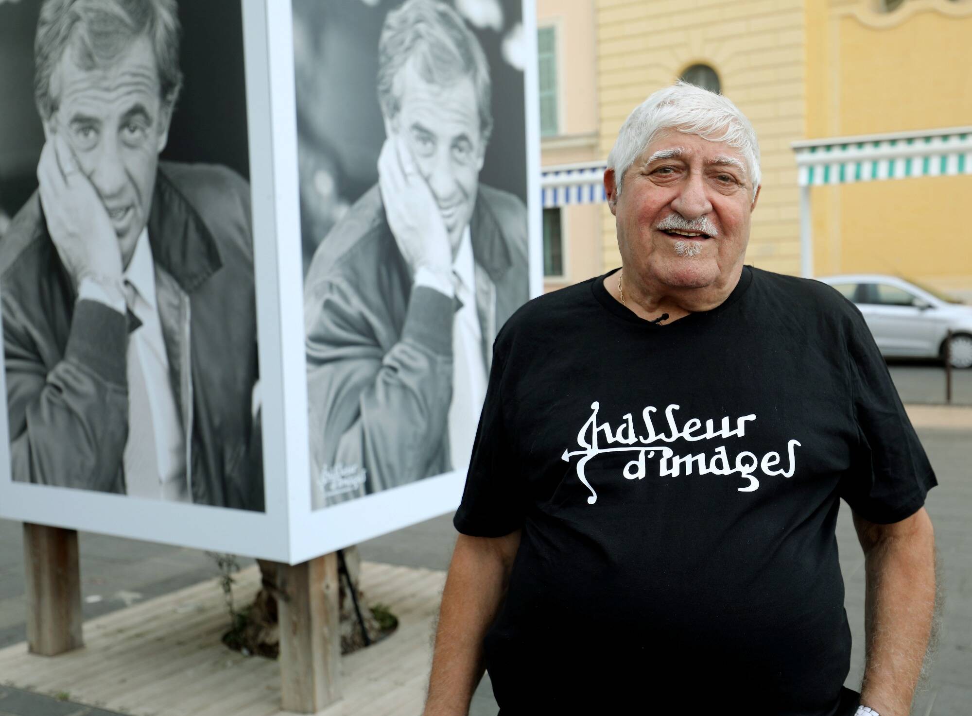 On a rencontré Charles Bébert, l'auteur des photos de stars qui s'affichent en grand sur le cours Saleya à Nice
