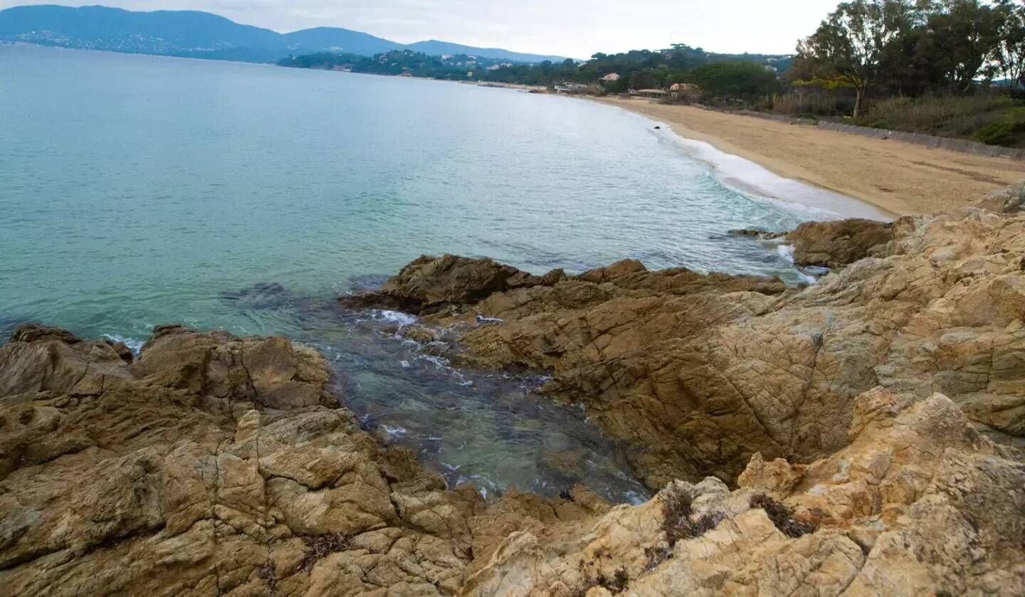 La plage de Gigaro, à La Croix-Valmer.