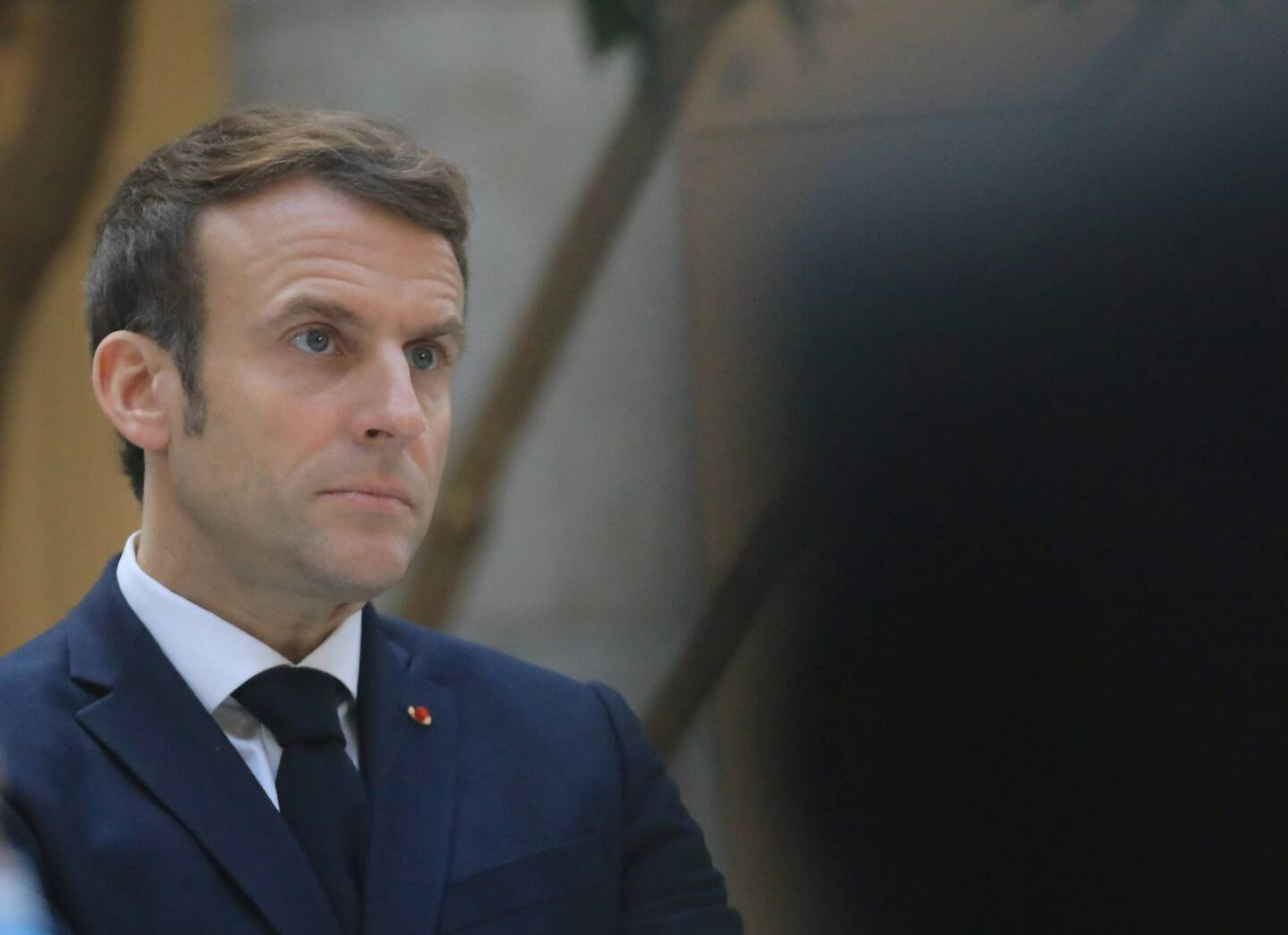Emmanuel Macron, lors d'un déplacement à Nice, le 10 janvier dernier.