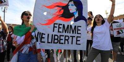 A Cannes, plus de 70 personnes se mobilisent pour les droits des femmes en Iran