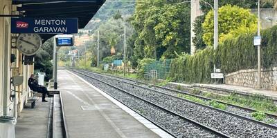 Accident mortel de personne à Menton: la circulation des trains interrompue dans les deux sens au moins jusqu'à 16h30