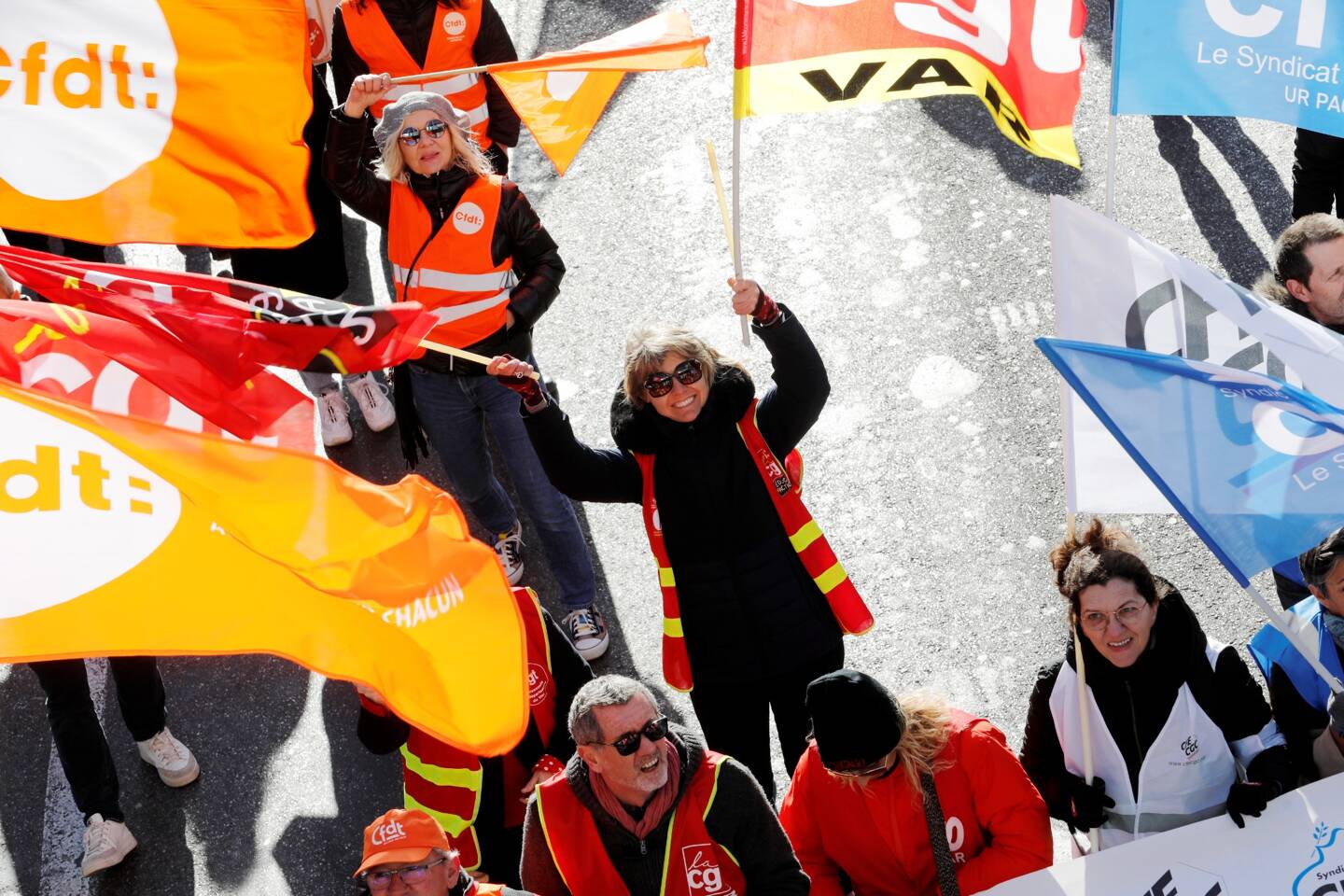 A Toulon, la manifestation s'est élancée depuis la Place de la Liberté. 