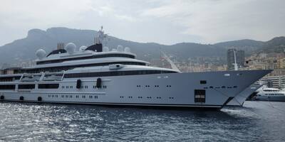 L'un des plus grands yachts du monde aperçu dans le port de Monaco