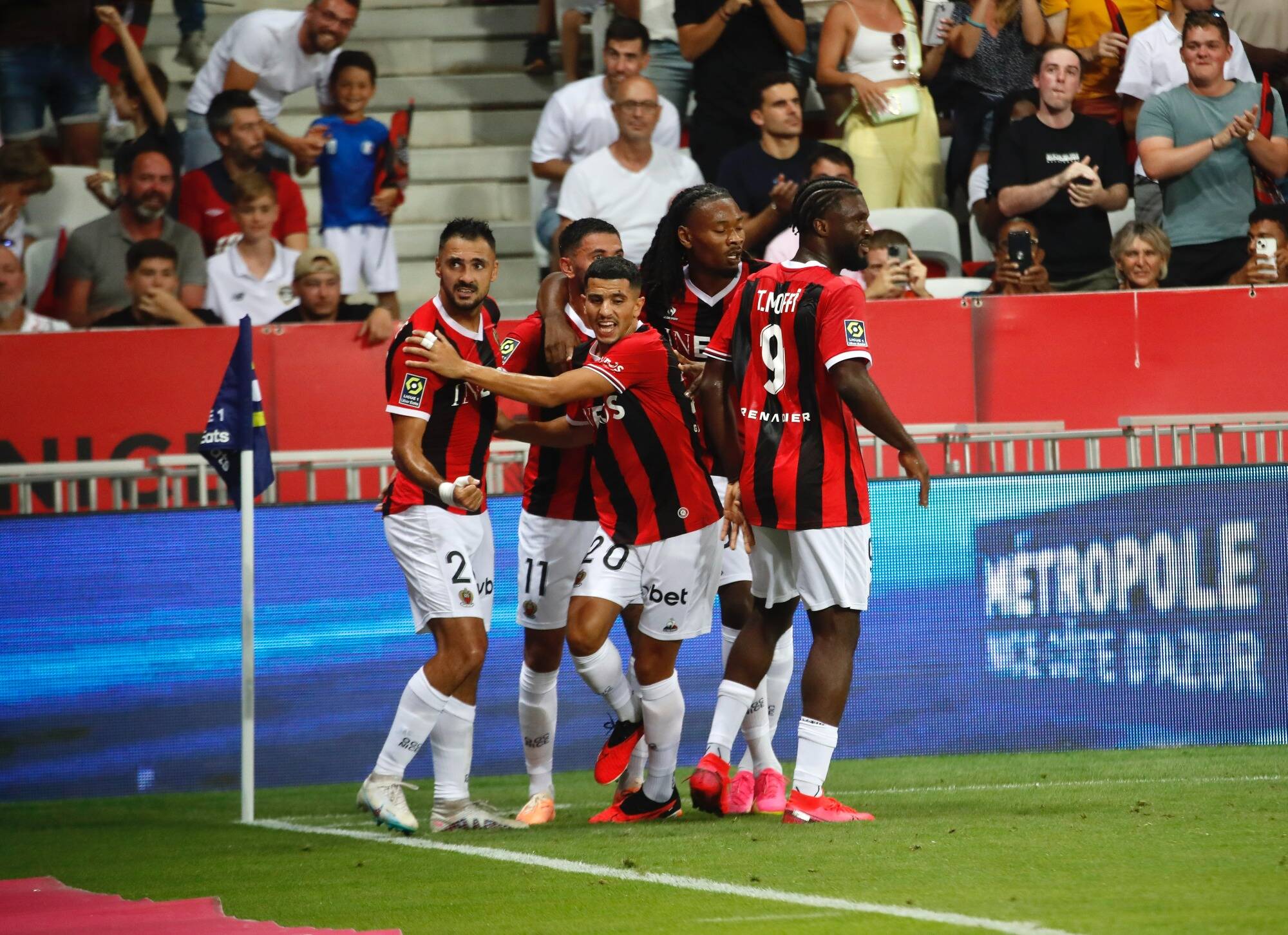 Ligue 1: le Gym craque en fin de match et concède le match nul face à Lille pour sa première sortie de la saison (1-1)