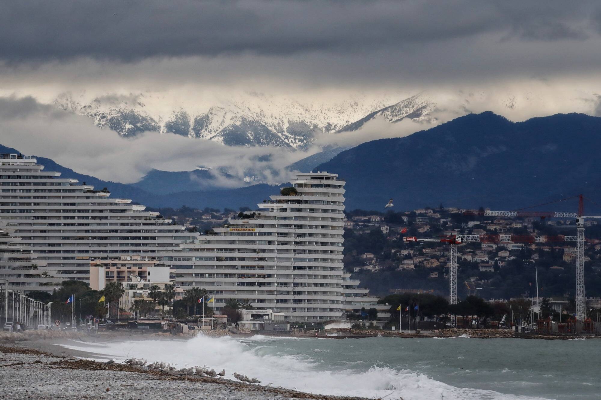 De la neige attendue à basse altitude "au-dessus de Nice et de Cannes" lors de la dépression prévue jeudi