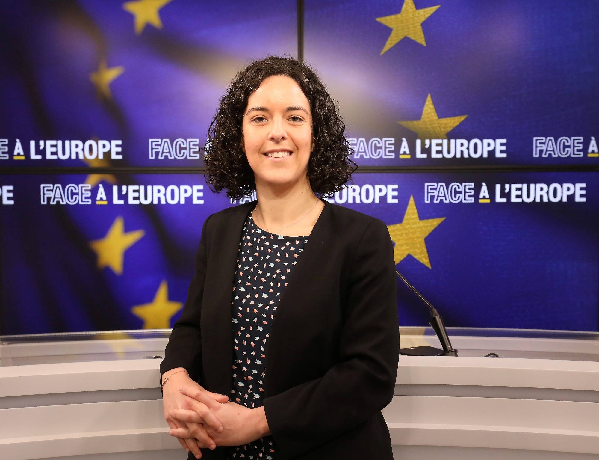 Manon Aubry, tête de liste LFI aux élections européennes, invitée de "Face à l'Europe"