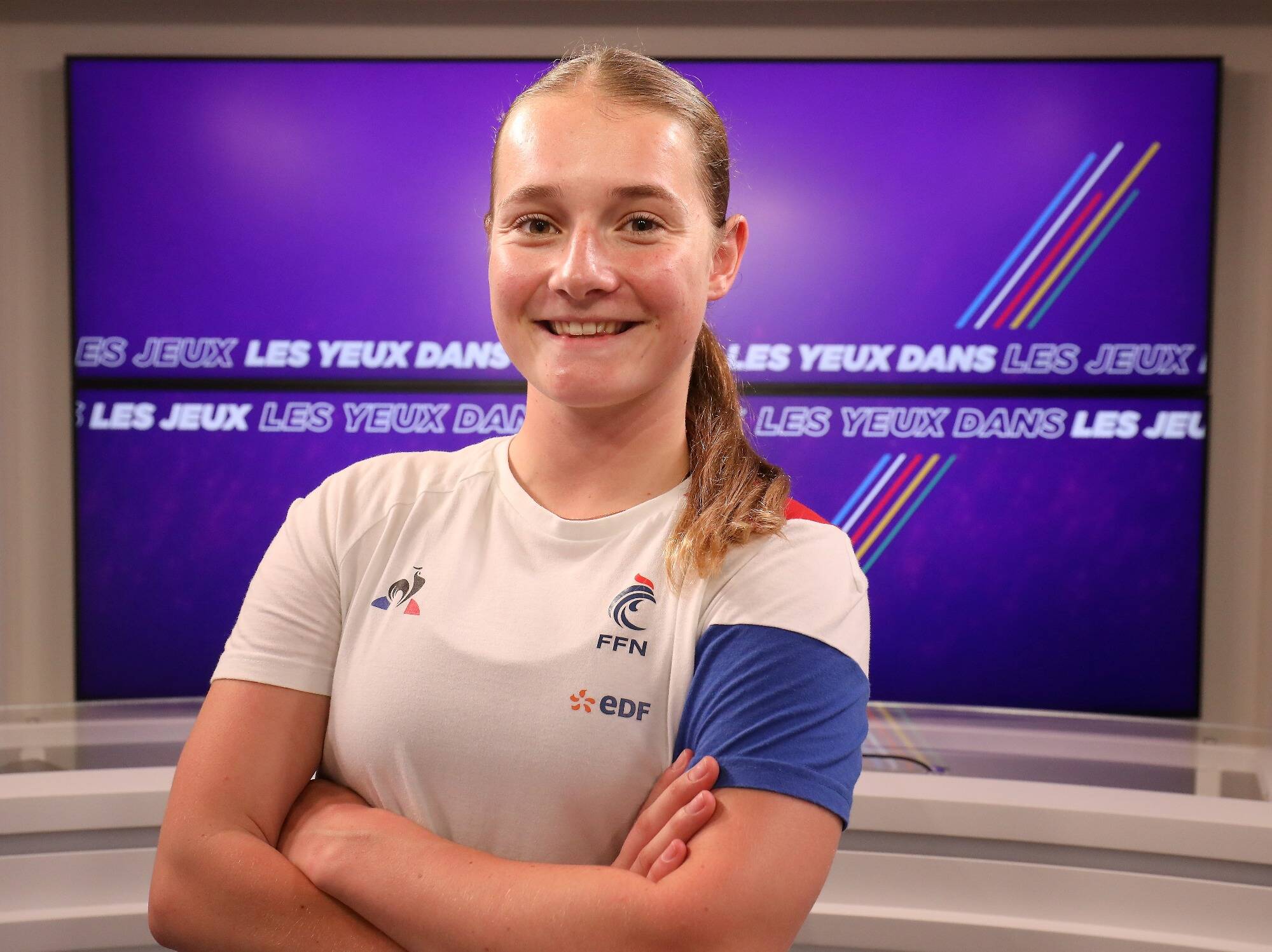 "Paris? Ce n'était pas prévu"... La plongeuse brocoise Emily Hallifax est l'invitée des "Yeux dans les Jeux''