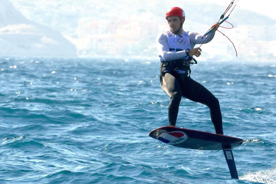 JO 2024: pas de médaille pour le Toulonnais Axel Mazella, 6e du kitefoil à Marseille