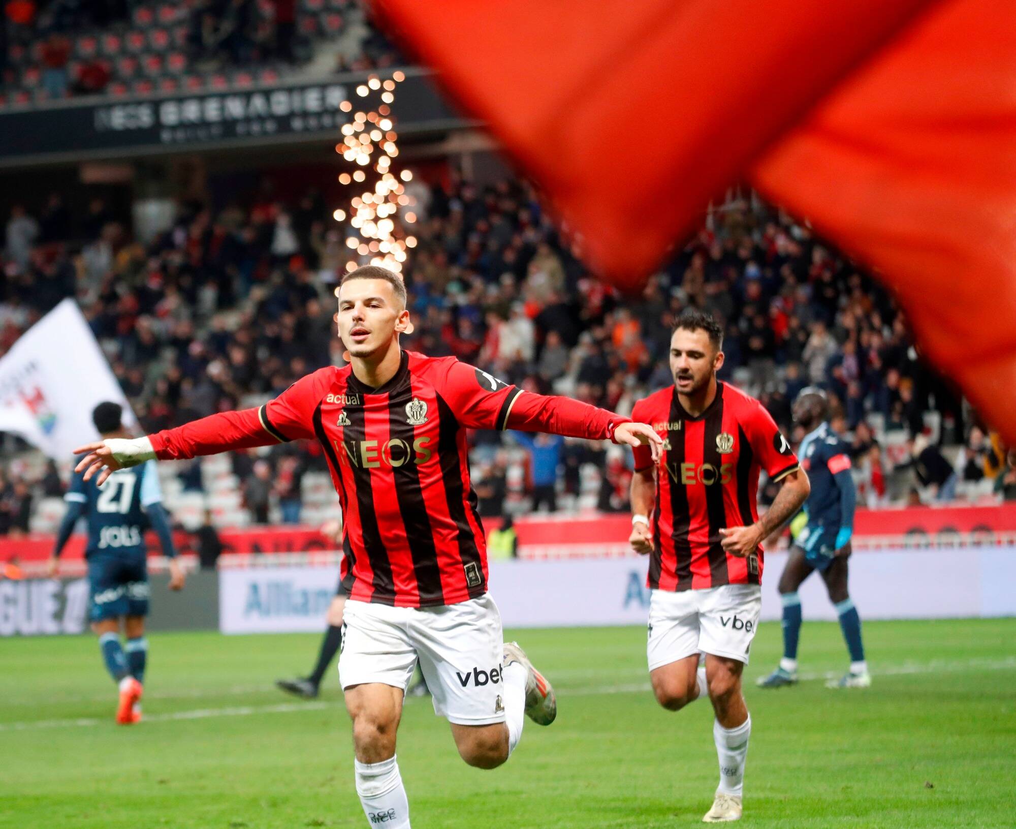 L'OGC Nice se reprend et l'emporte contre Le Havre (2-1)