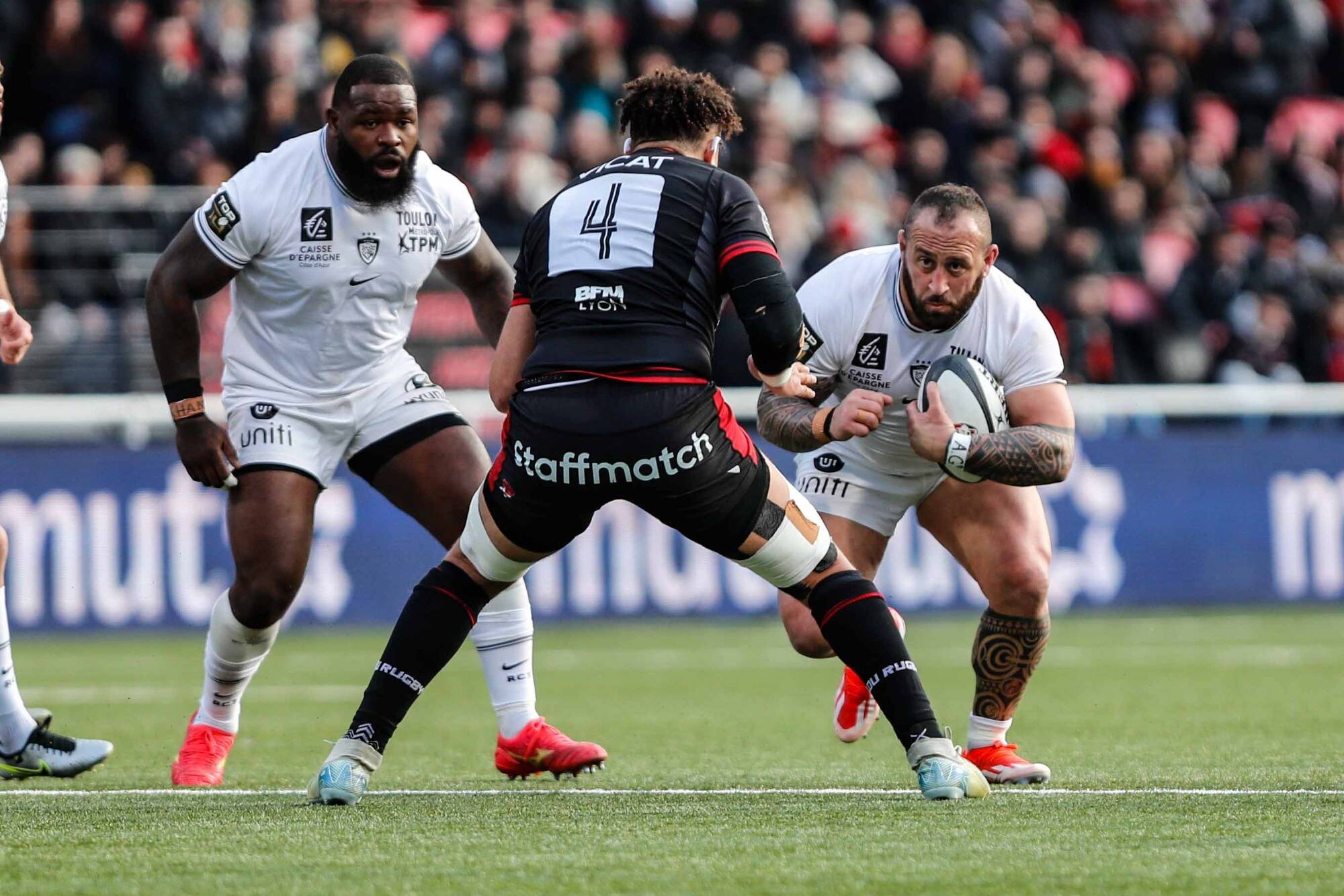 Le RCT en (grosse) difficulté à Lyon (27-6 à la mi-temps)