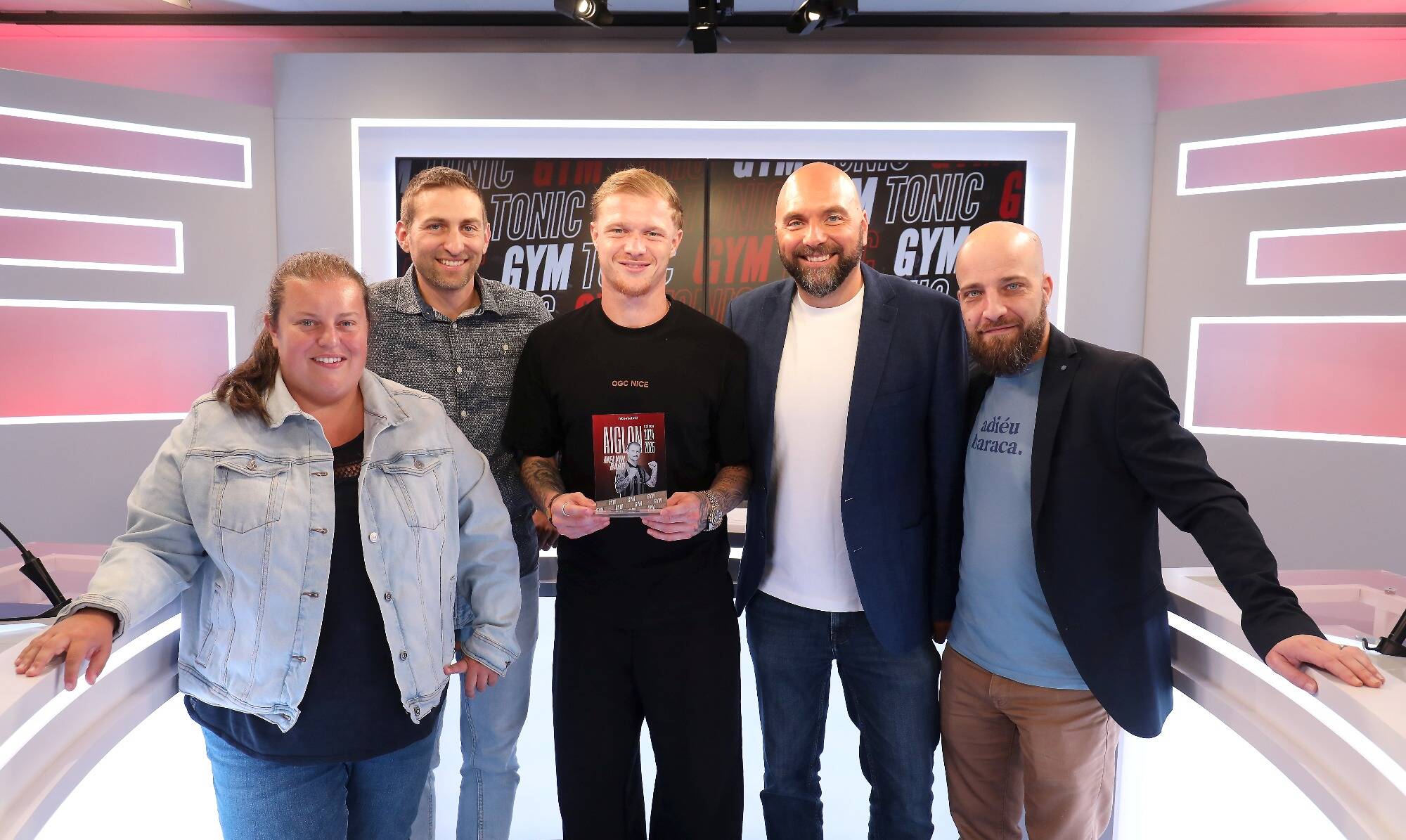 Meilleur Niçois de la saison, Melvin Bard a reçu son trophée dans Gym Tonic