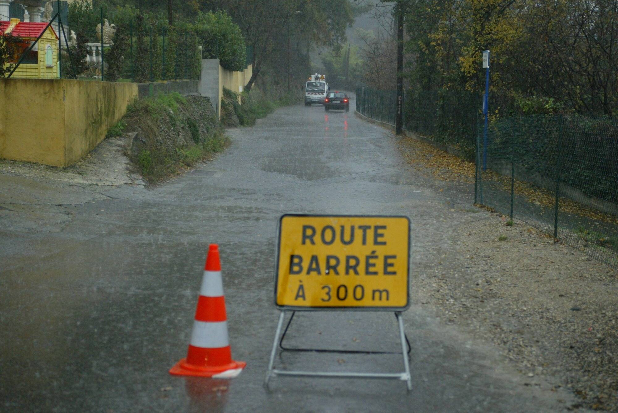 La RM 2205 pour se rendre à Isola 2000 et Auron coupée en raison d'un éboulement ce lundi
