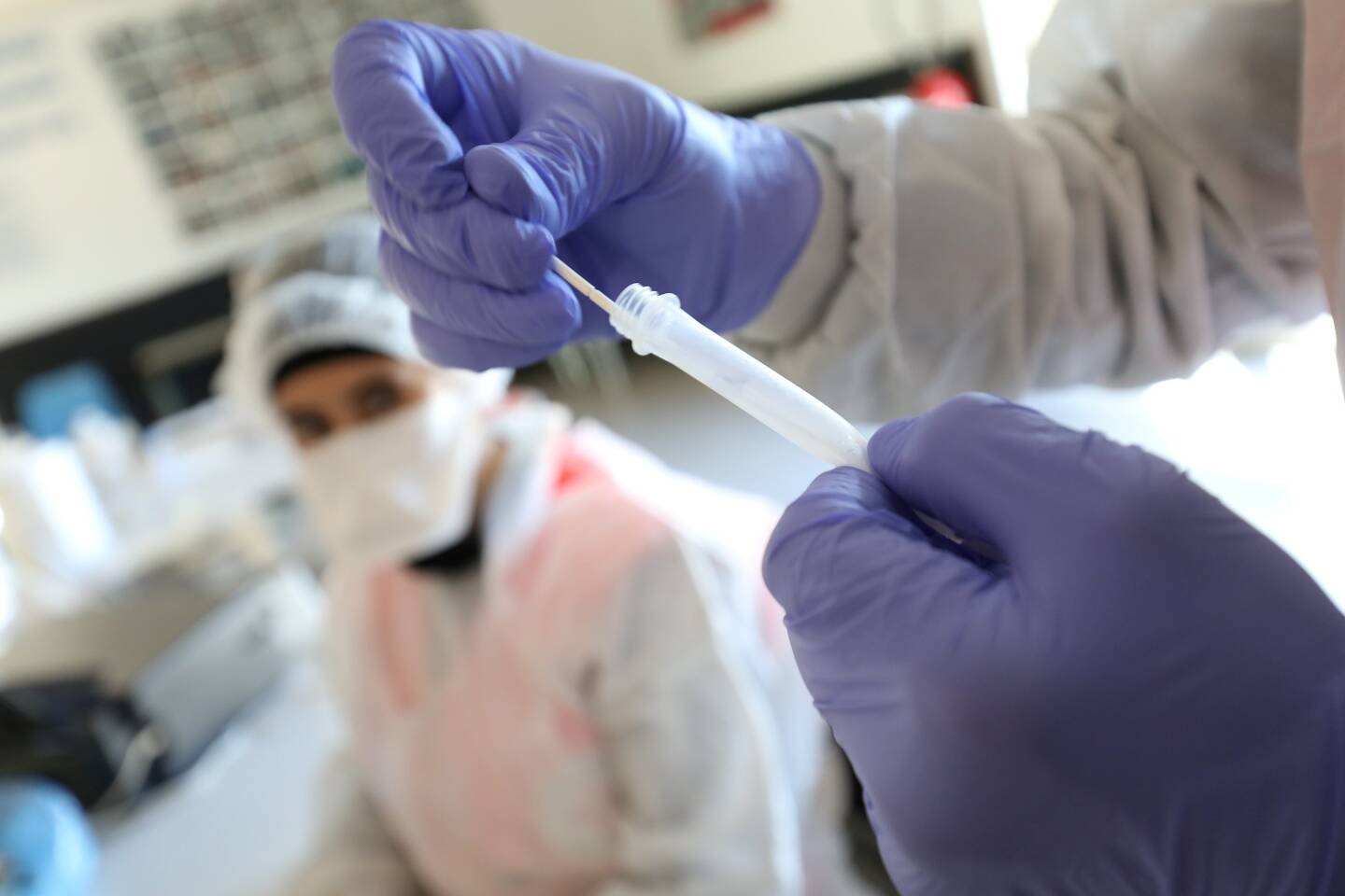 Wykonaj test PCR. remis.