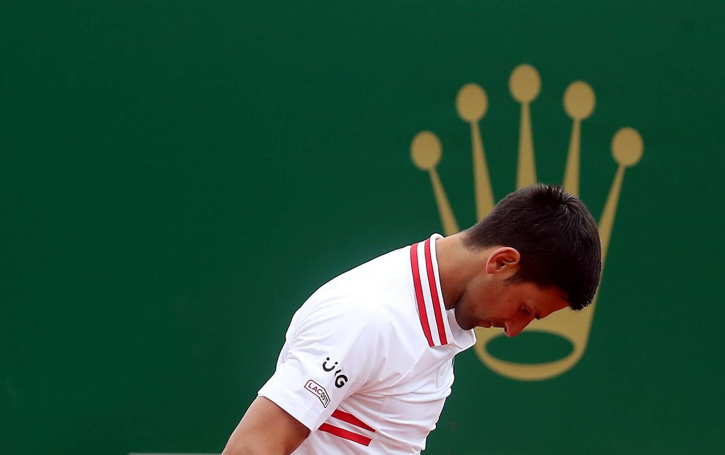 Novak Djokovic, ici au Monte-Carlo Rolex Master. 