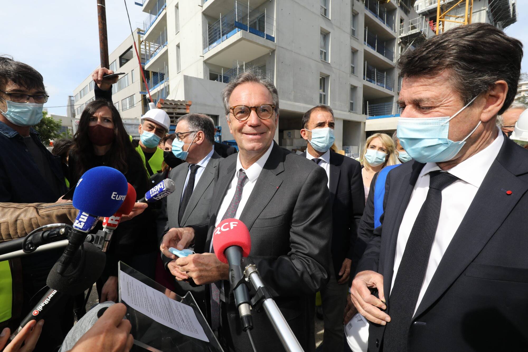 VIDEO. "Il n'y a pas d'accord d'appareil ou de partis" selon Renaud Muselier, en visite à Nice lundi