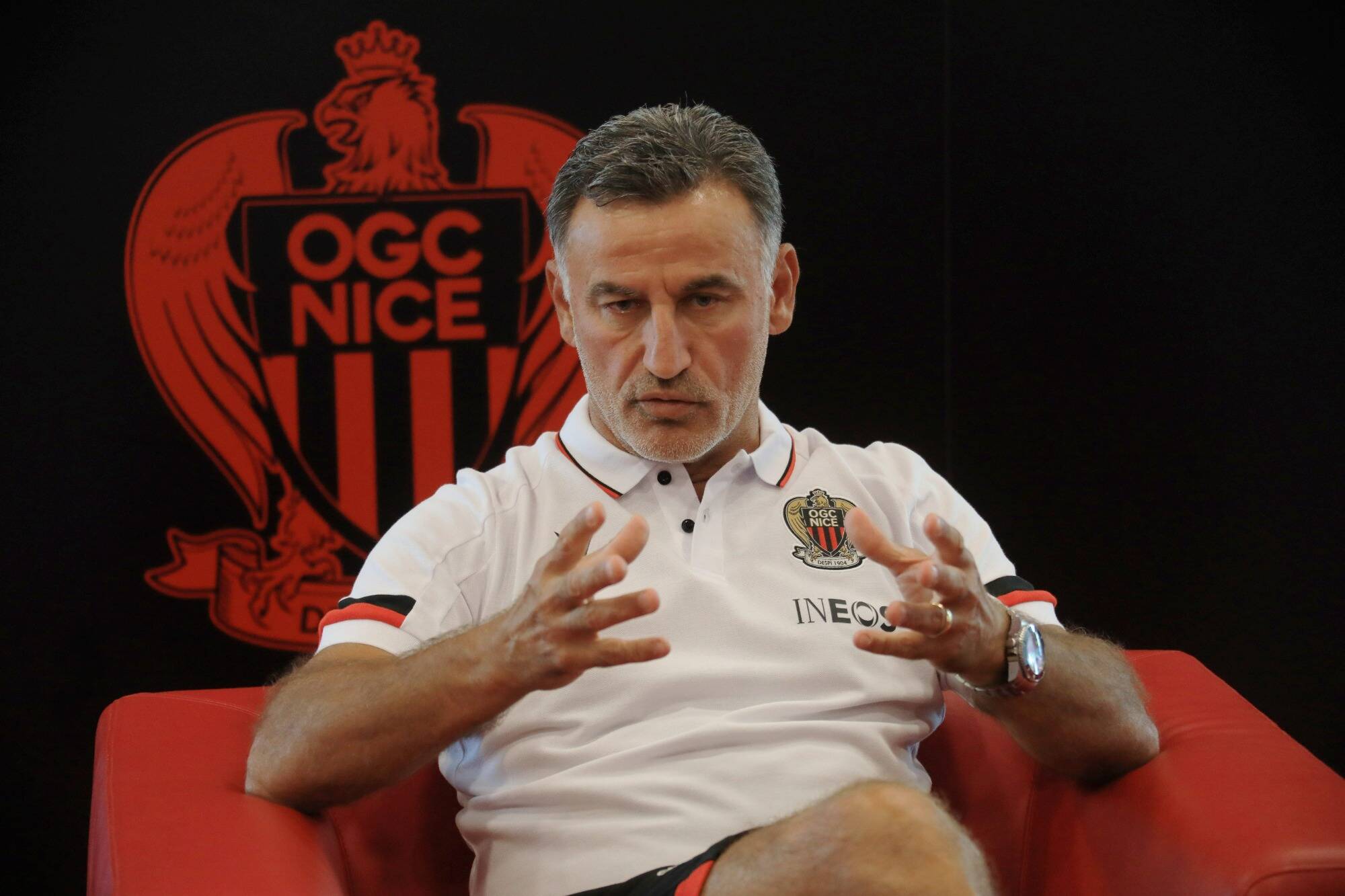 "Je ne suis pas là pour le soleil et la plage": la première interview fleuve de Christophe Galtier depuis son arrivée à l'OGC Nice