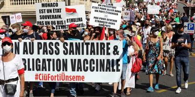 La troisième manifestation contre le pass sanitaire autorisée à Monaco mais plus courte que prévue