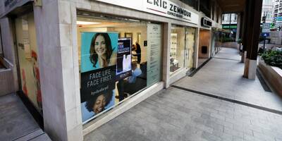 La vitrine du coiffeur Eric Zemmour vandalisée à Nice