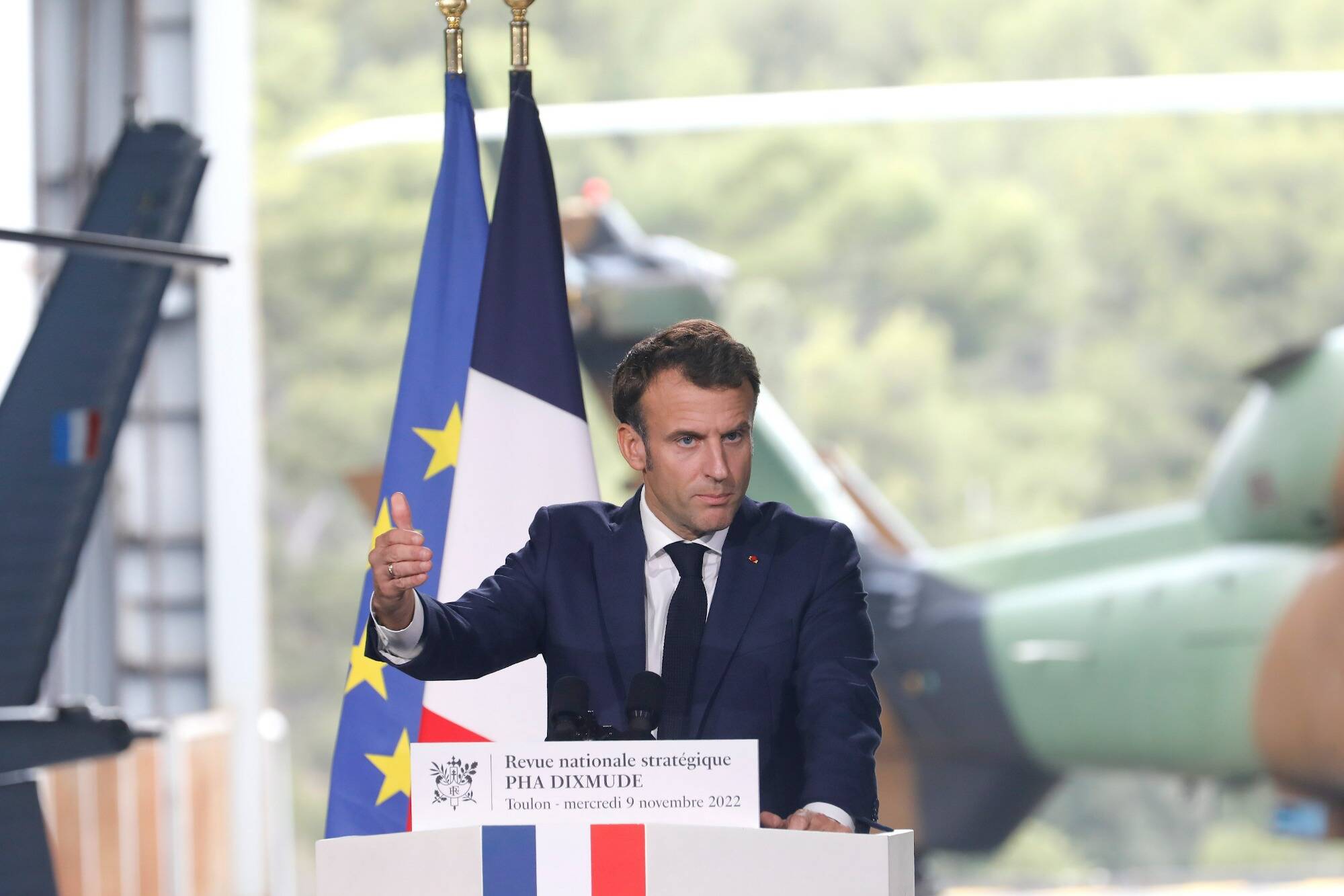 Fin de l'opération Barkhane, dissuasion nucléaire, partenariats... Ce qu'il faut retenir des annonces d'Emmanuel Macron en déplacement à Toulon