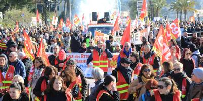 Grève contre la réforme des retraites: le cortège s'élance à Nice, les députés PCF retirent leurs amendements... suivez cette journée en direct