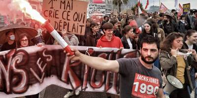 Manifestations du 1er-Mai: les cortèges des Alpes-Maritimes et du Var en images