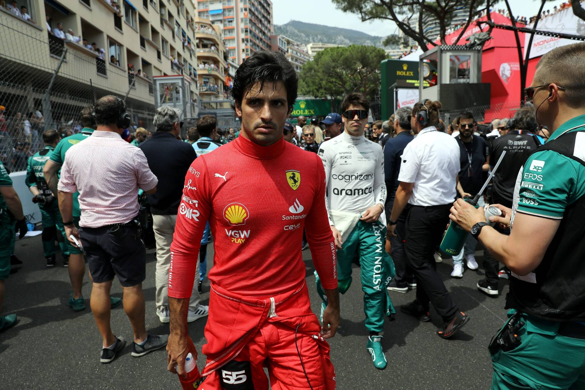 Le pilote de F1 de Ferrari Carlos Sainz victime d une tentative de