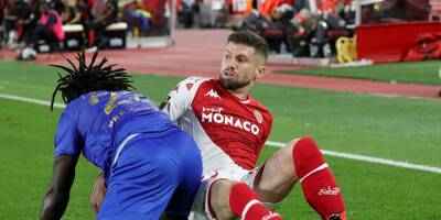 Touché au ligament croisé du genou, le milieu de l'AS Monaco Caio Henrique sera absent plusieurs semaines
