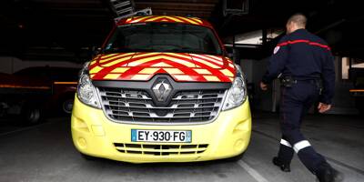 Spectaculaire accident boulevard Carabacel à Nice: une voiture couchée sur le flanc