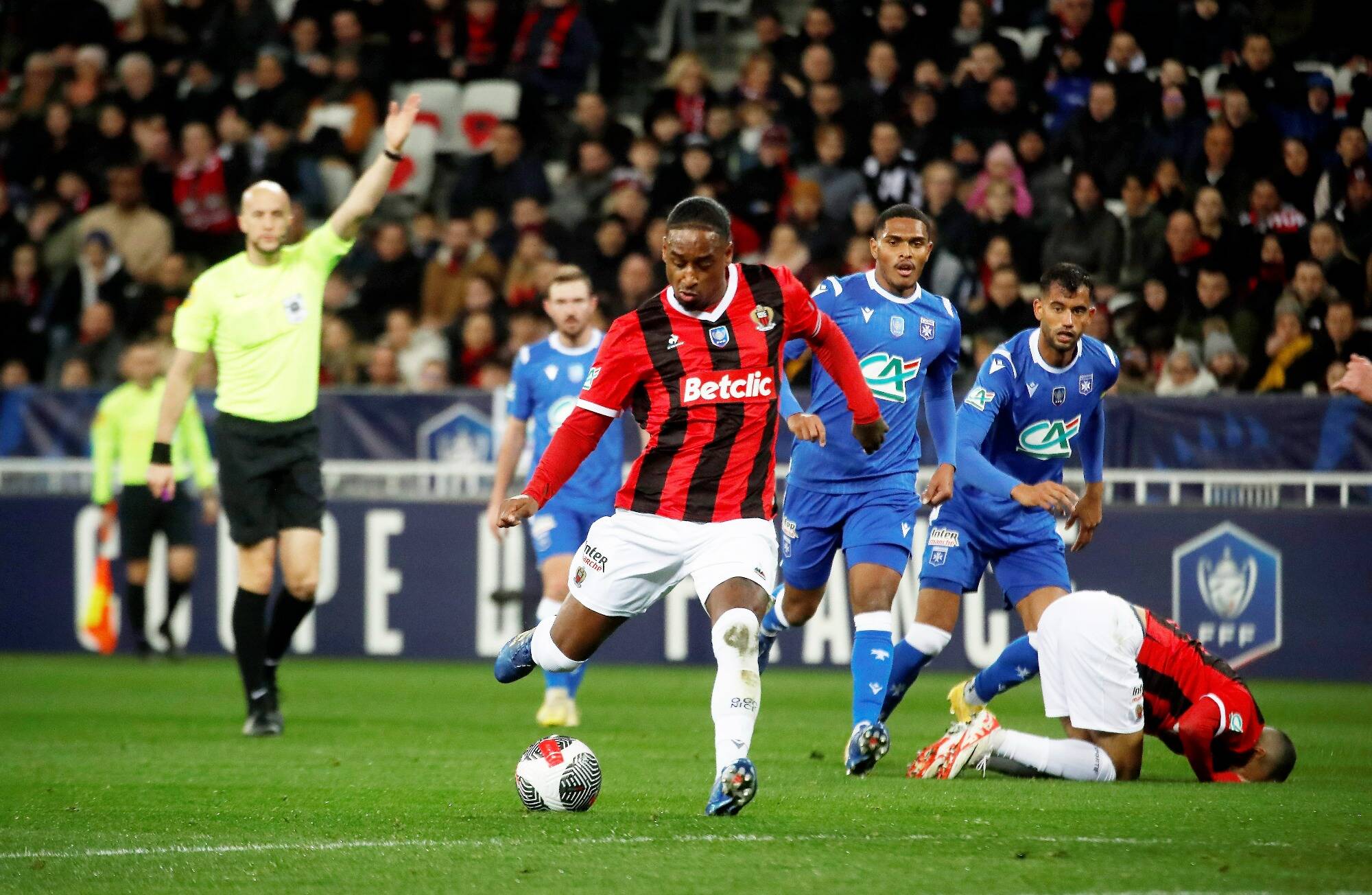 The OGC Nice eleven against Toulouse