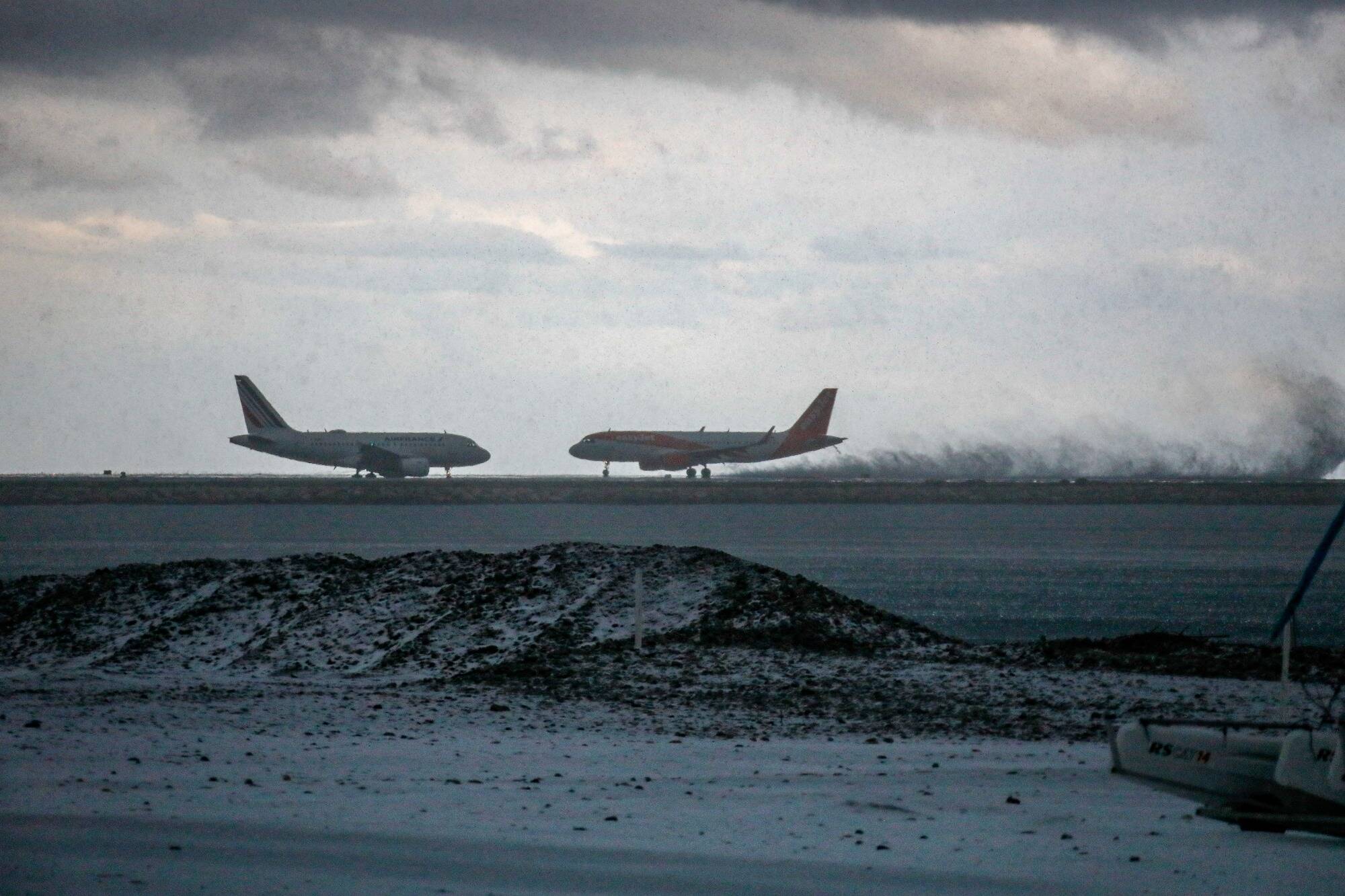 Ce lundi lors de l'orage de grêle, Nice a été la ville de plaine où il a fait le plus froid en France