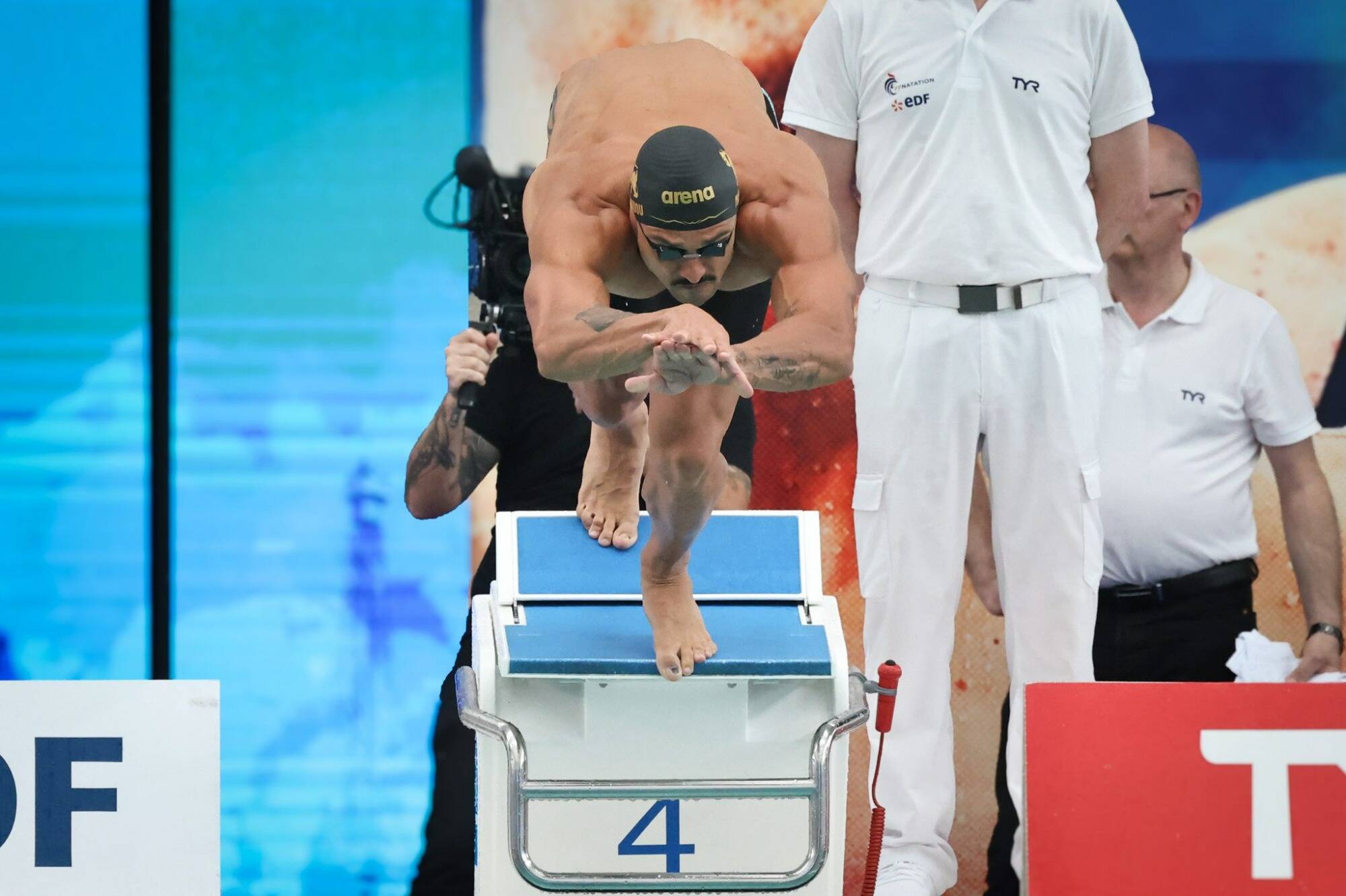Natation: Florent Manaudou se qualifie pour les Jeux Olympiques sur 50m nage libre